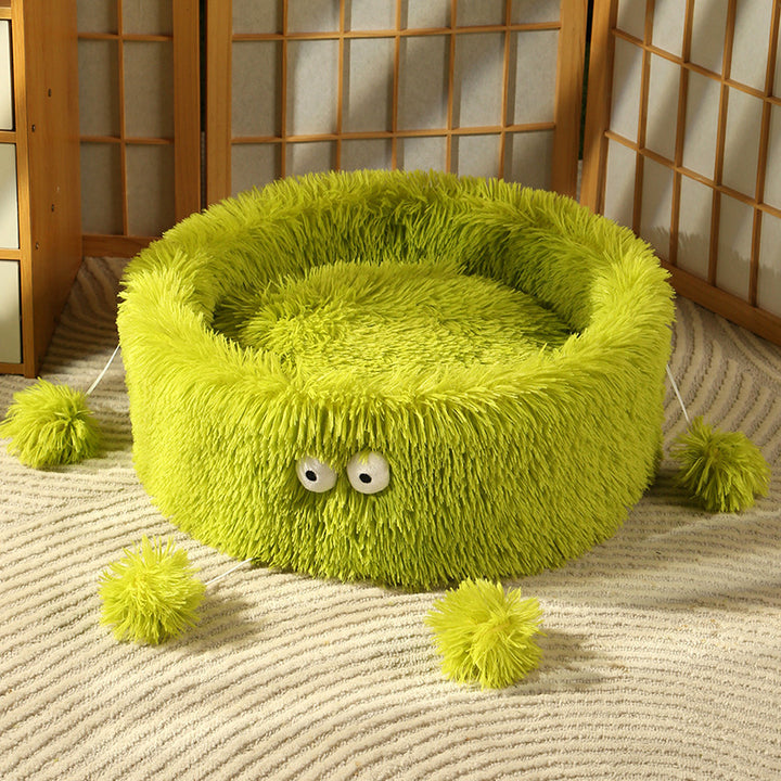 Winter Warm Cute Eye Small Monster Bed