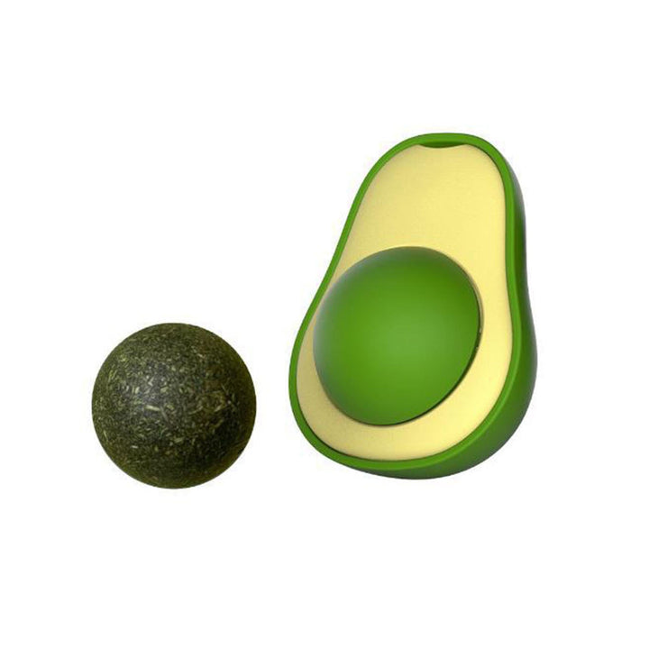 Transform Your Cat's Playtime with the Cute Avocado Catnip Toy!
