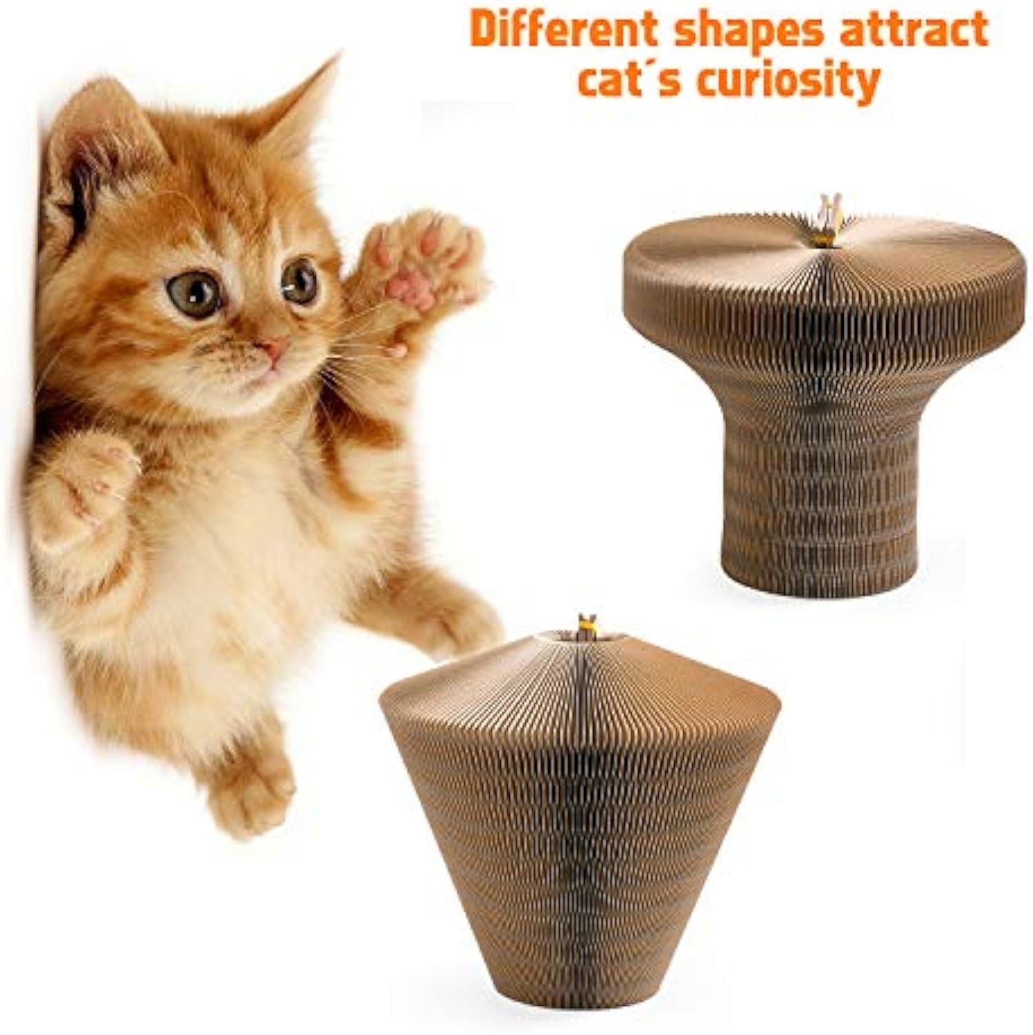 Collapsible Cat Scratcher Lounge Bed