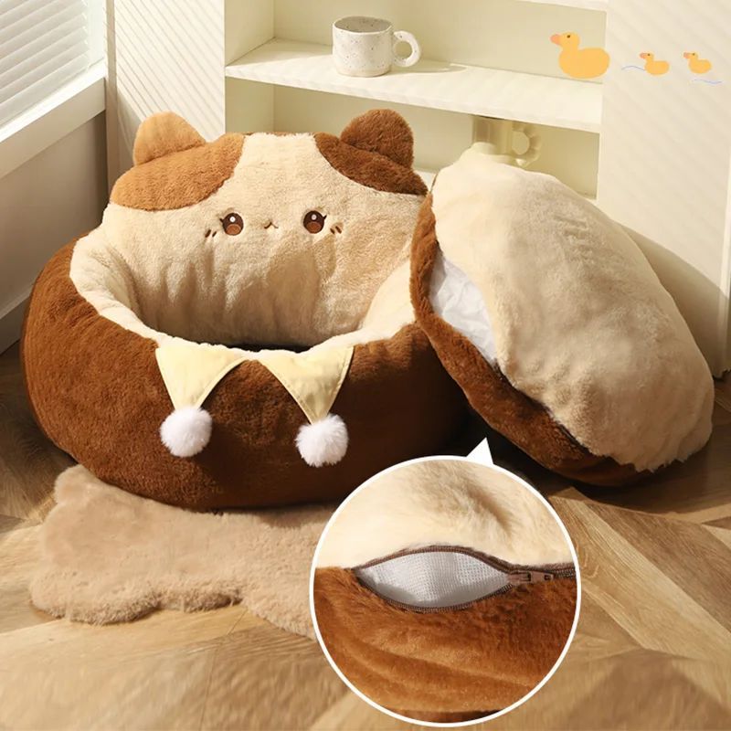 Cats Sofa Dogs Bed Round Cat Bed
