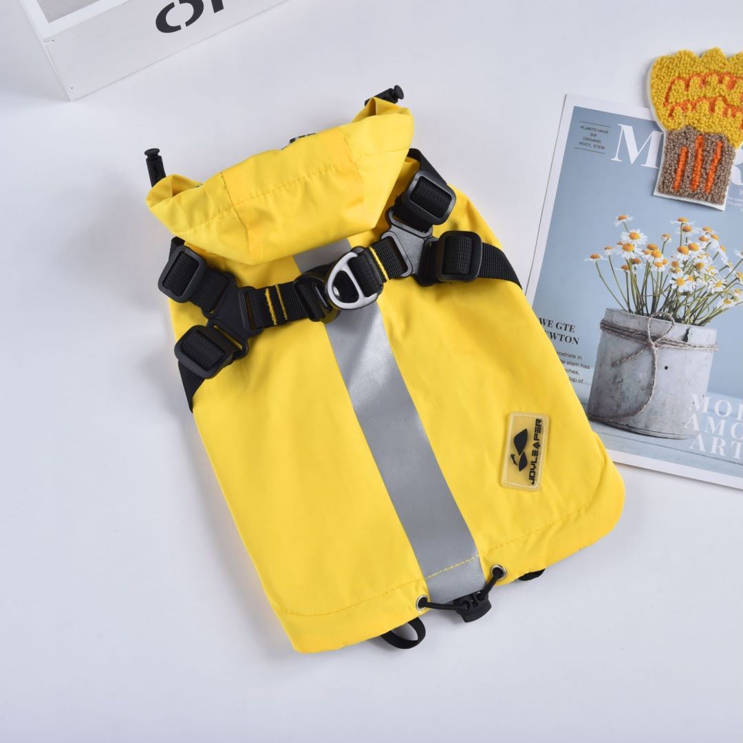 Pet Chest Back Waterproof Raincoat