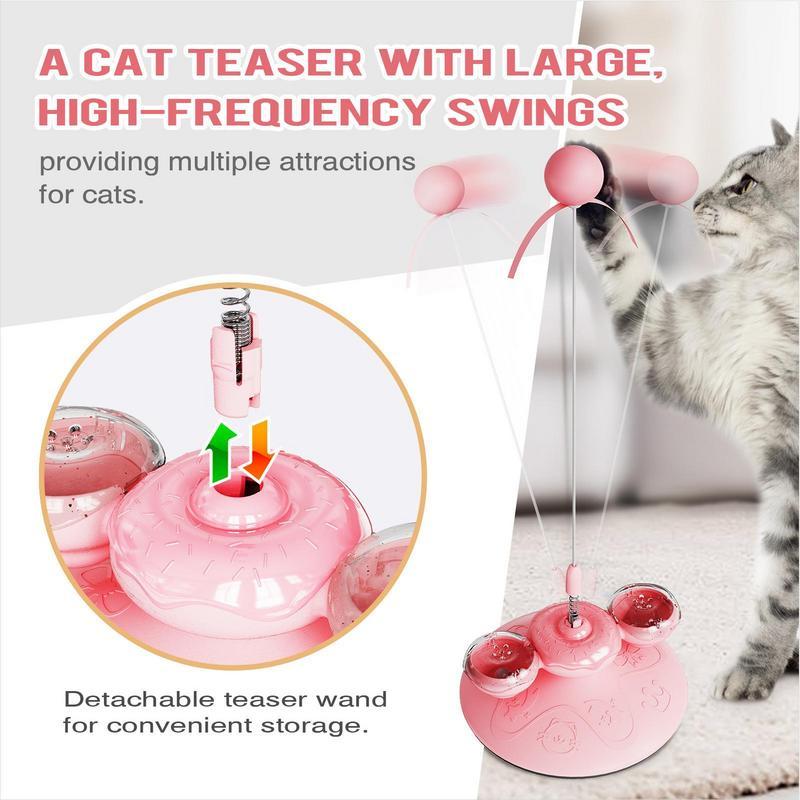 Cat Teaser Interactive Toys With Suction Cup
