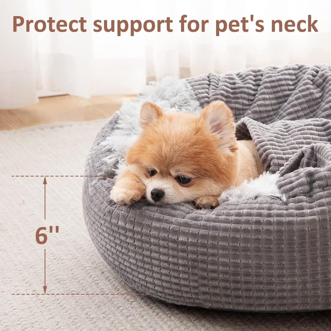Small Dog Bed With Blanket