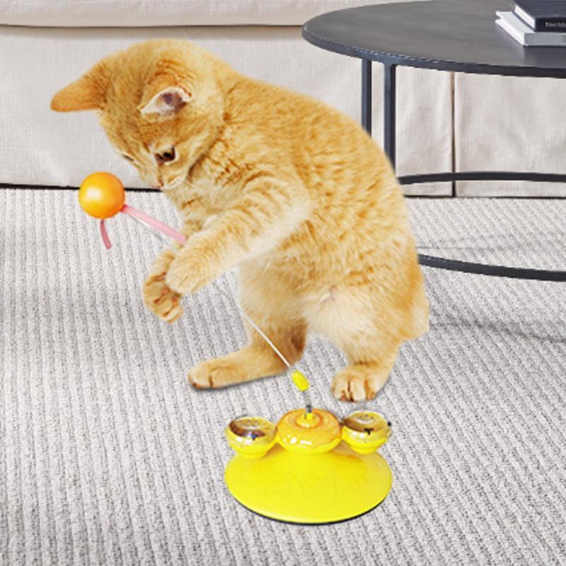 Cat Teaser Interactive Toys With Suction Cup