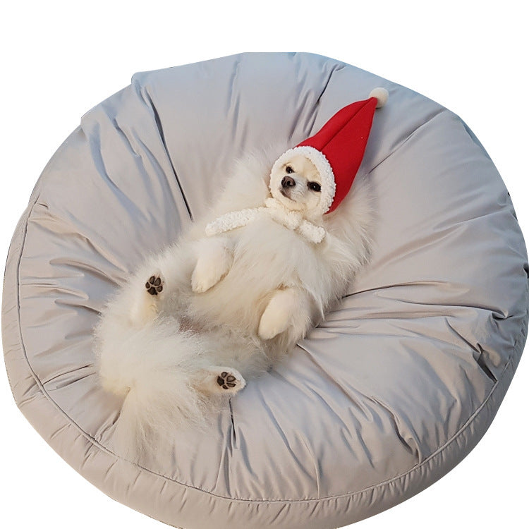Pet Moisture-proof Dust Round Bed