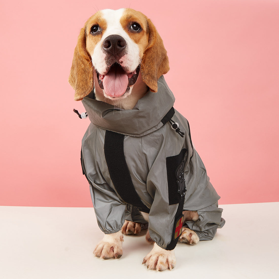 Pet Reflective Four-legged Raincoat