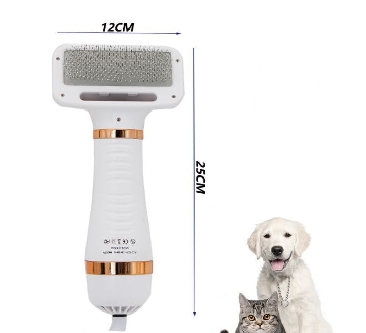 2 in 1 Pet Drying Brush Comb