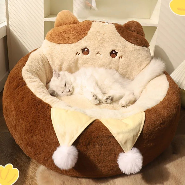Cats Sofa Dogs Bed Round Cat Bed