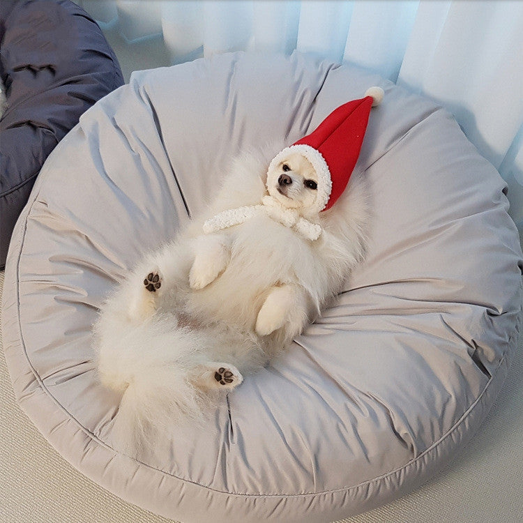Pet Moisture-proof Dust Round Bed