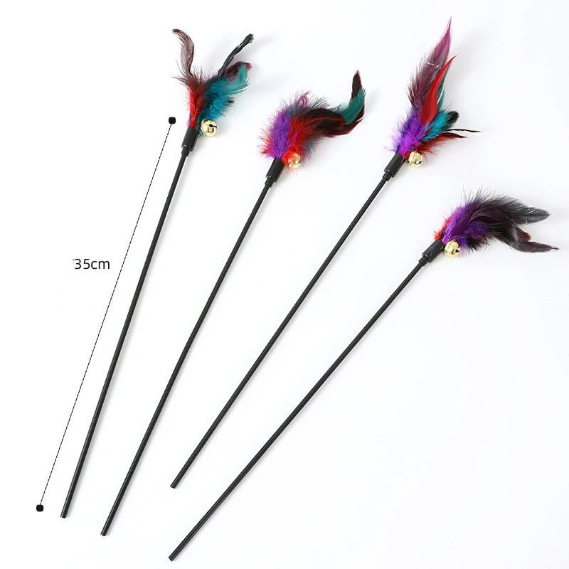 Rainbow Color Feather Toys