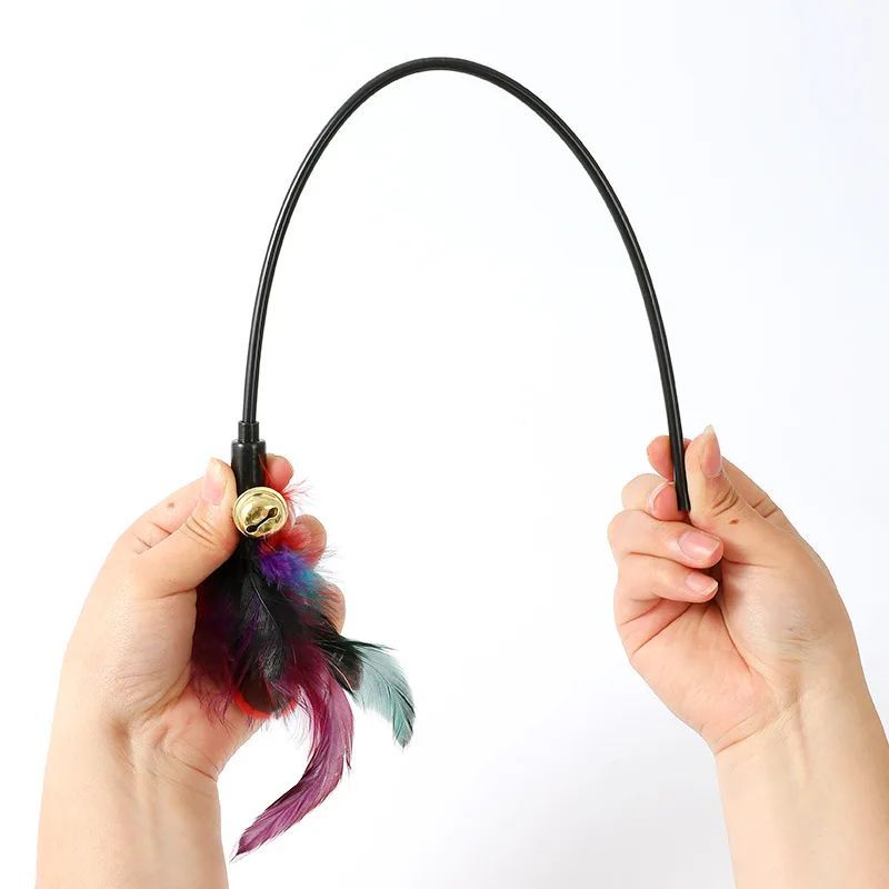 Rainbow Color Feather Toys