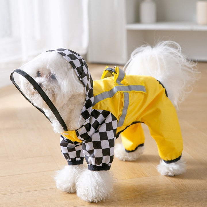 Chest Integrated Pet Dog Raincoat