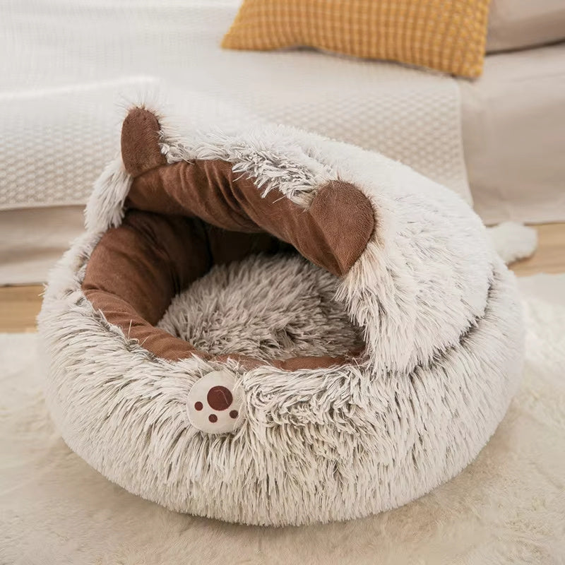 Winter New Long Plush Pet Bed