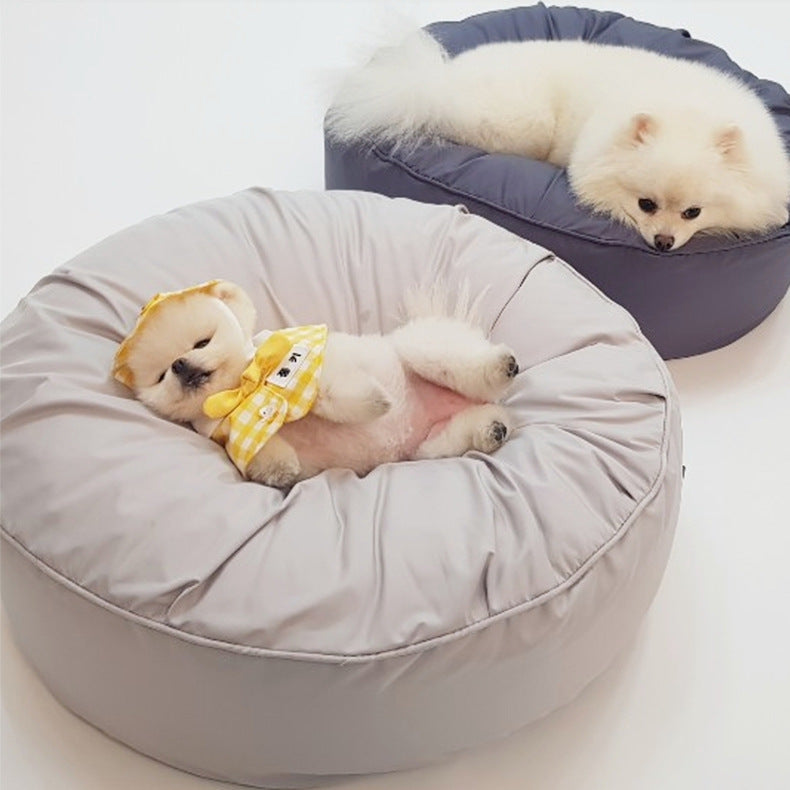 Pet Moisture-proof Dust Round Bed