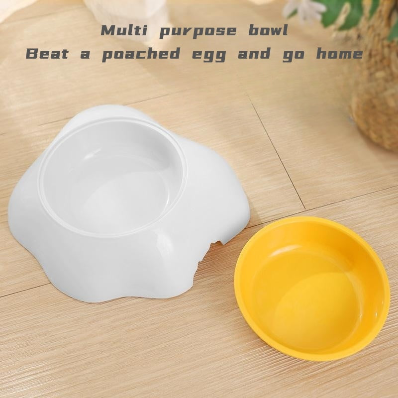 Egg-shaped Pet Feeding Bowl