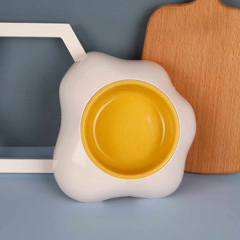 Egg-shaped Pet Feeding Bowl