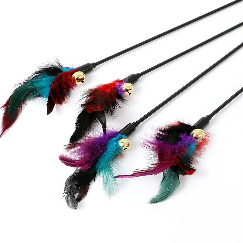 Rainbow Color Feather Toys
