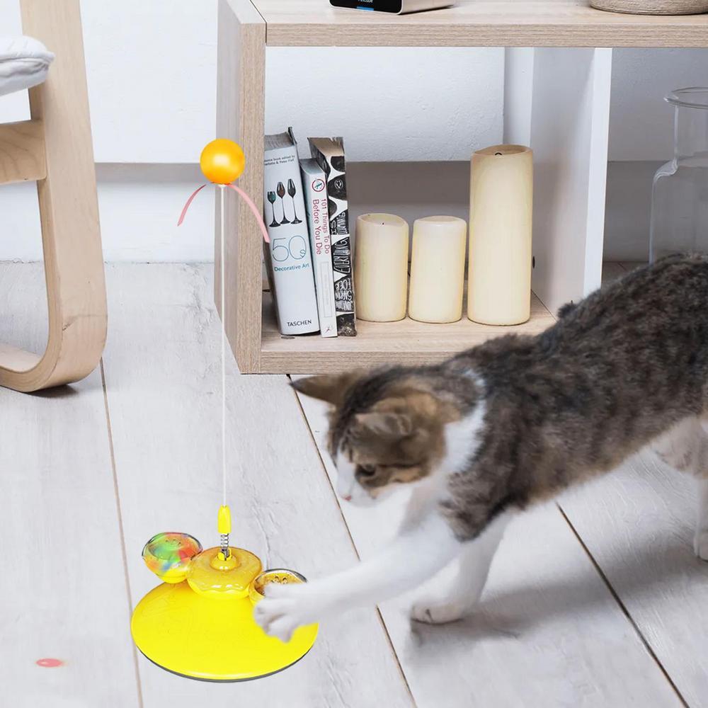 Cat Teaser Interactive Toys With Suction Cup
