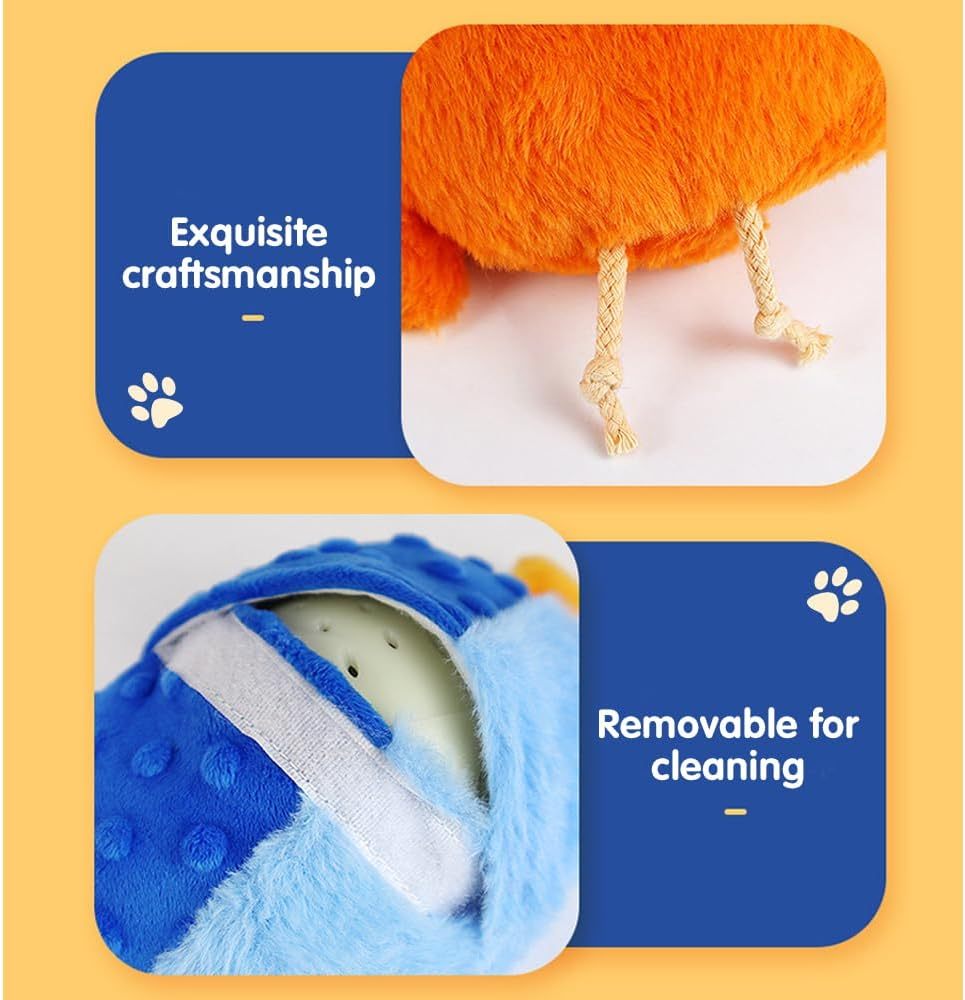Active Moving Pet Plush Toy