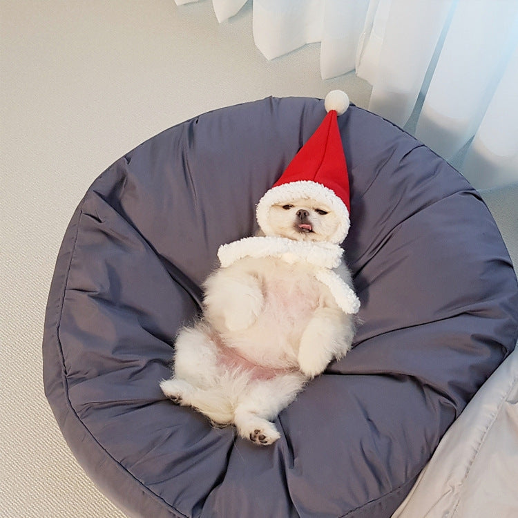 Pet Moisture-proof Dust Round Bed