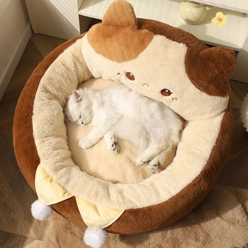 Cats Sofa Dogs Bed Round Cat Bed