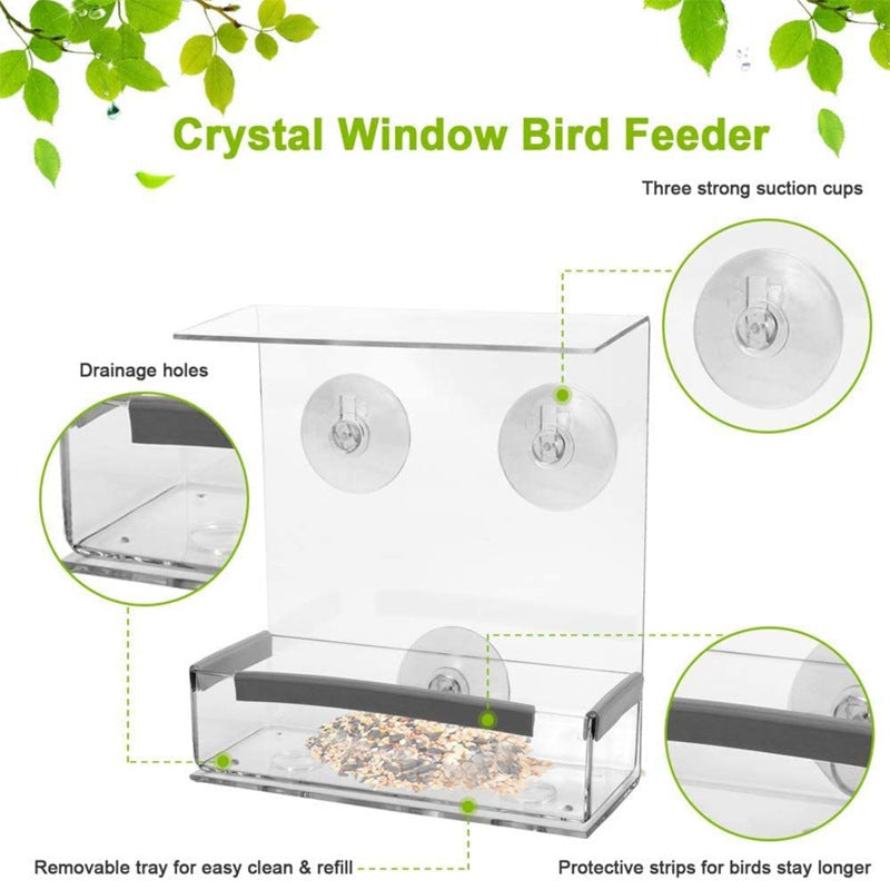 Acrylic Bird Feeder Hummingbird Feeder